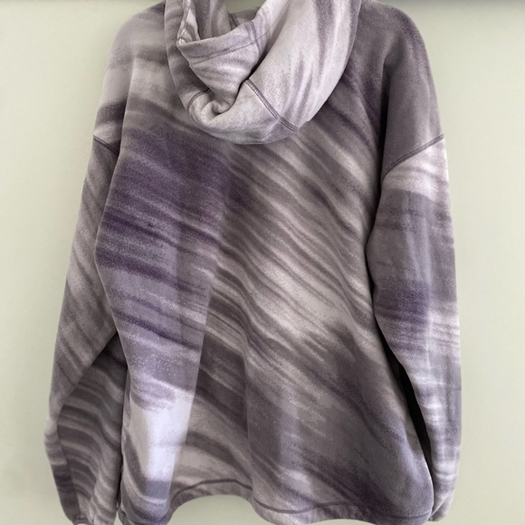 Madhappy Purple Tie Dye Mock Hoodie Size XL - Picture 3 of 5